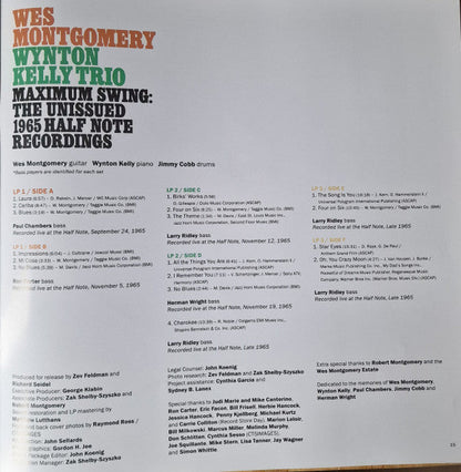 Wes Montgomery - Maximum Swing: The Unissued 1965 Half Note Recordings (3xVINYL RSD) |-