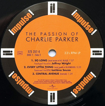 Various - The Passion Of Charlie Parker (2xVINYL) | Mint (M) Mint (M)-