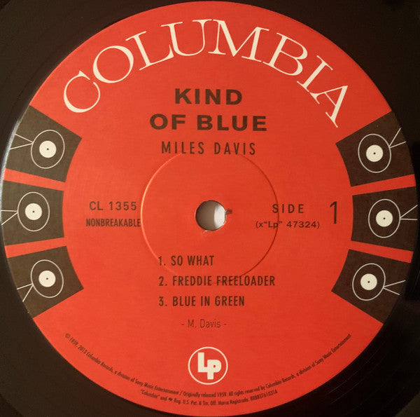 Kind Of Blue (JAZZ - MONO - 180G)(OPENED - UNPLAYED) | Near Mint (NM) Mint (M)-