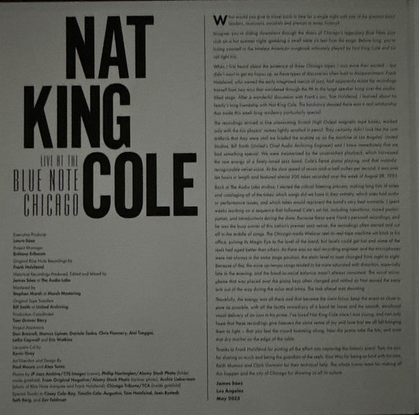 Nat King Cole - Live At The Blue Note Chicago | Mint (M) Mint (M)-