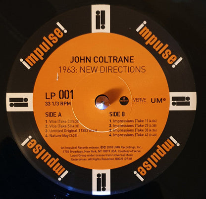 John Coltrane - 1963: New Directions (BOX) | Mint (M) Mint (M)-
