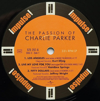 Various - The Passion Of Charlie Parker (2xVINYL) | Mint (M) Mint (M)-