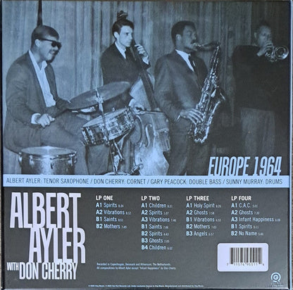 Albert Ayler - Europe 1964 (BF 2025 RSD BOX SET) |-