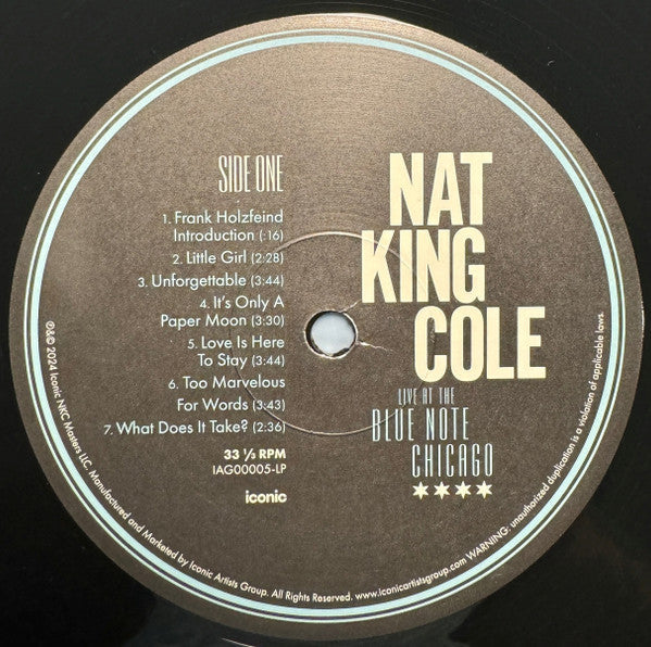Nat King Cole - Live At The Blue Note Chicago | Mint (M) Mint (M)-