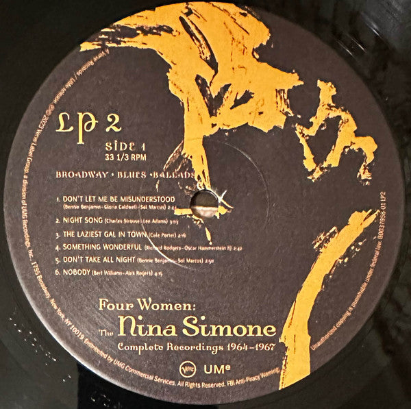 Nina Simone - Four Women: The Nina Simone Complete Recordings 1964-1967 (VINYL 4xLP Verve B0037958-01) |-