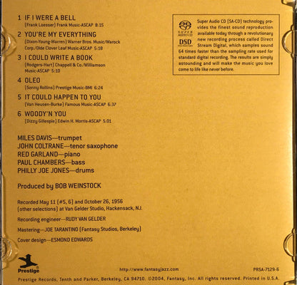 Relaxin' With The Miles Davis Quintet *SACD/HYBRID* | Mint (M) Near Mint (NM)-