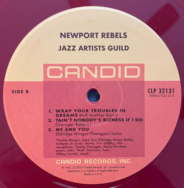 Charles Mingus - Newport Rebels / Jazz Artists Guild | Mint (M) Mint (M)-