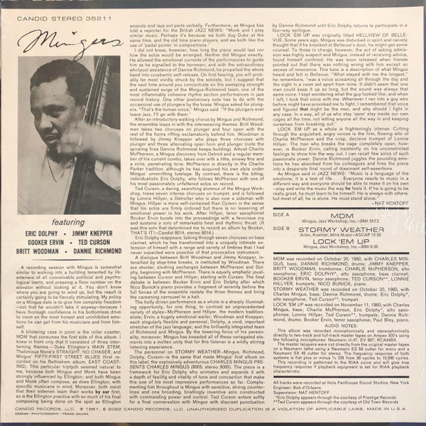Mingus | Mint (M) Mint (M)-