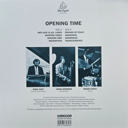 Greg Foat - Opening Time (VINYL) | Mint (M) Mint (M)-