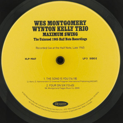Wes Montgomery - Maximum Swing: The Unissued 1965 Half Note Recordings (3xVINYL RSD) |-