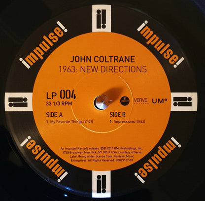 John Coltrane - 1963: New Directions (BOX) | Mint (M) Mint (M)-