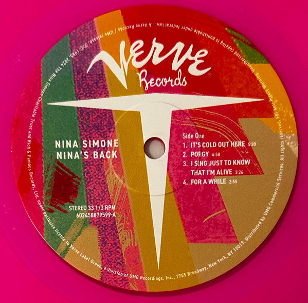 Nina Simone - Nina's Back! (VINYL LP Verve 602458879599) |-
