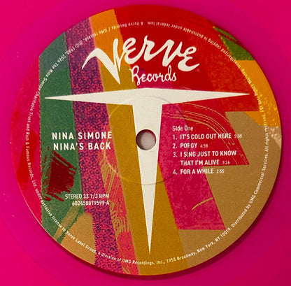 Nina Simone - Nina's Back! (VINYL LP Verve 602458879599) |-