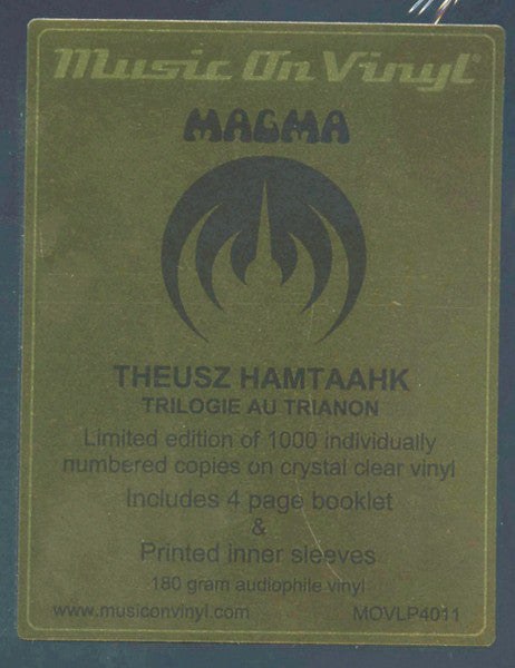 Magma - Theusz Hamtaahk Trilogie Au Trianon (4xVINYL) | Mint (M) Mint (M)-