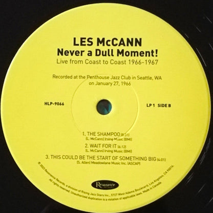 Les McCann - Never A Dull Moment! (Live From Coast To Coast 1966-1967) (3xVINYL RSD) |-