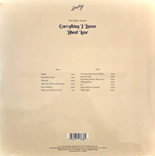 Laufey - Everything I Know About Love | Mint (M) Mint (M)-