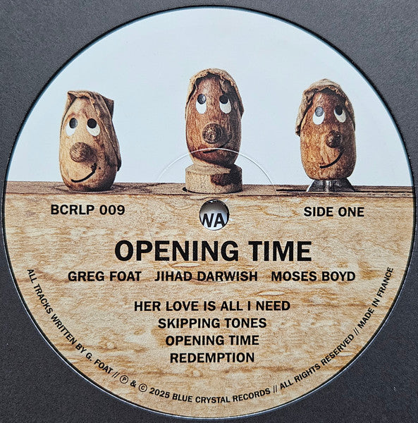 Greg Foat - Opening Time (VINYL) | Mint (M) Mint (M)-