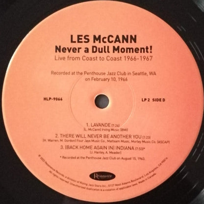 Les McCann - Never A Dull Moment! (Live From Coast To Coast 1966-1967) (3xVINYL RSD) |-