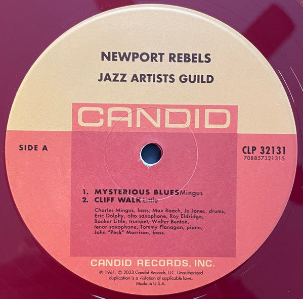 Charles Mingus - Newport Rebels / Jazz Artists Guild | Mint (M) Mint (M)-