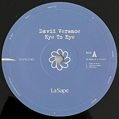 David Versace - Eye To Eye (VINYL) | Mint (M) Mint (M)-