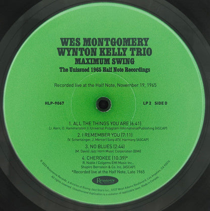 Wes Montgomery - Maximum Swing: The Unissued 1965 Half Note Recordings (3xVINYL RSD) |-