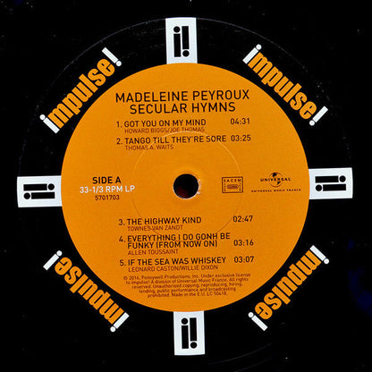 Madeleine Peyroux - Secular Hymns (VINYL) | Mint (M) Mint (M)-
