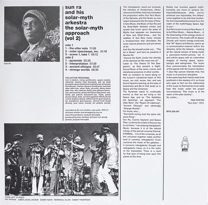 The Sun Ra Arkestra - The Solar-myth Approach (Vol 2)(VINYL) | Mint (M) Mint (M)-