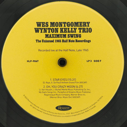 Wes Montgomery - Maximum Swing: The Unissued 1965 Half Note Recordings (3xVINYL RSD) |-