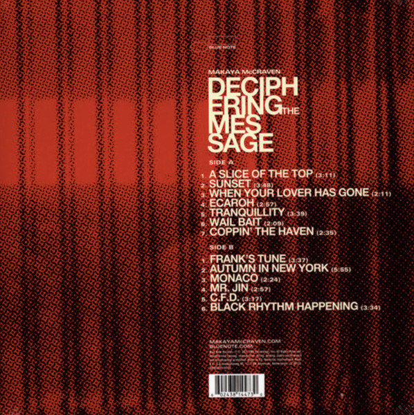 Makaya Mccraven - Deciphering The Message (VINYL) | Mint (M) Mint (M)-