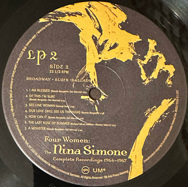 Nina Simone - Four Women: The Nina Simone Complete Recordings 1964-1967 (VINYL 4xLP Verve B0037958-01) |-
