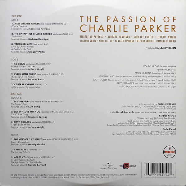 Various - The Passion Of Charlie Parker (2xVINYL) | Mint (M) Mint (M)-