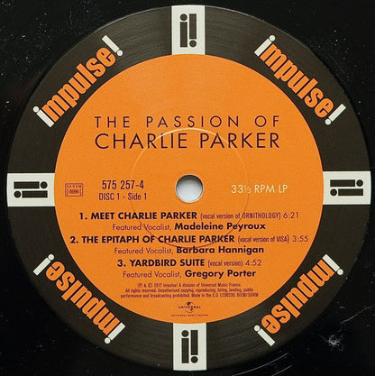 Various - The Passion Of Charlie Parker (2xVINYL) | Mint (M) Mint (M)-