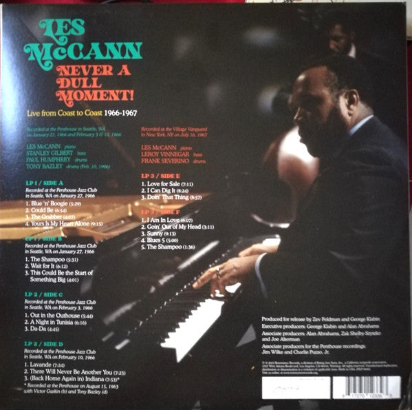 Les McCann - Never A Dull Moment! (Live From Coast To Coast 1966-1967) (3xVINYL RSD) |-