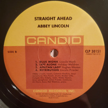 Abbey Lincoln - Straight Ahead | Mint (M) Mint (M)-