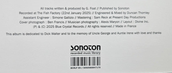 Greg Foat - Opening Time (VINYL) | Mint (M) Mint (M)-