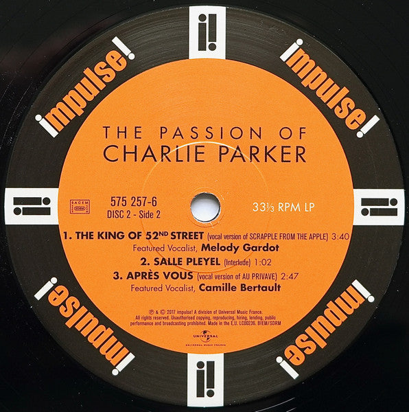 Various - The Passion Of Charlie Parker (2xVINYL) | Mint (M) Mint (M)-