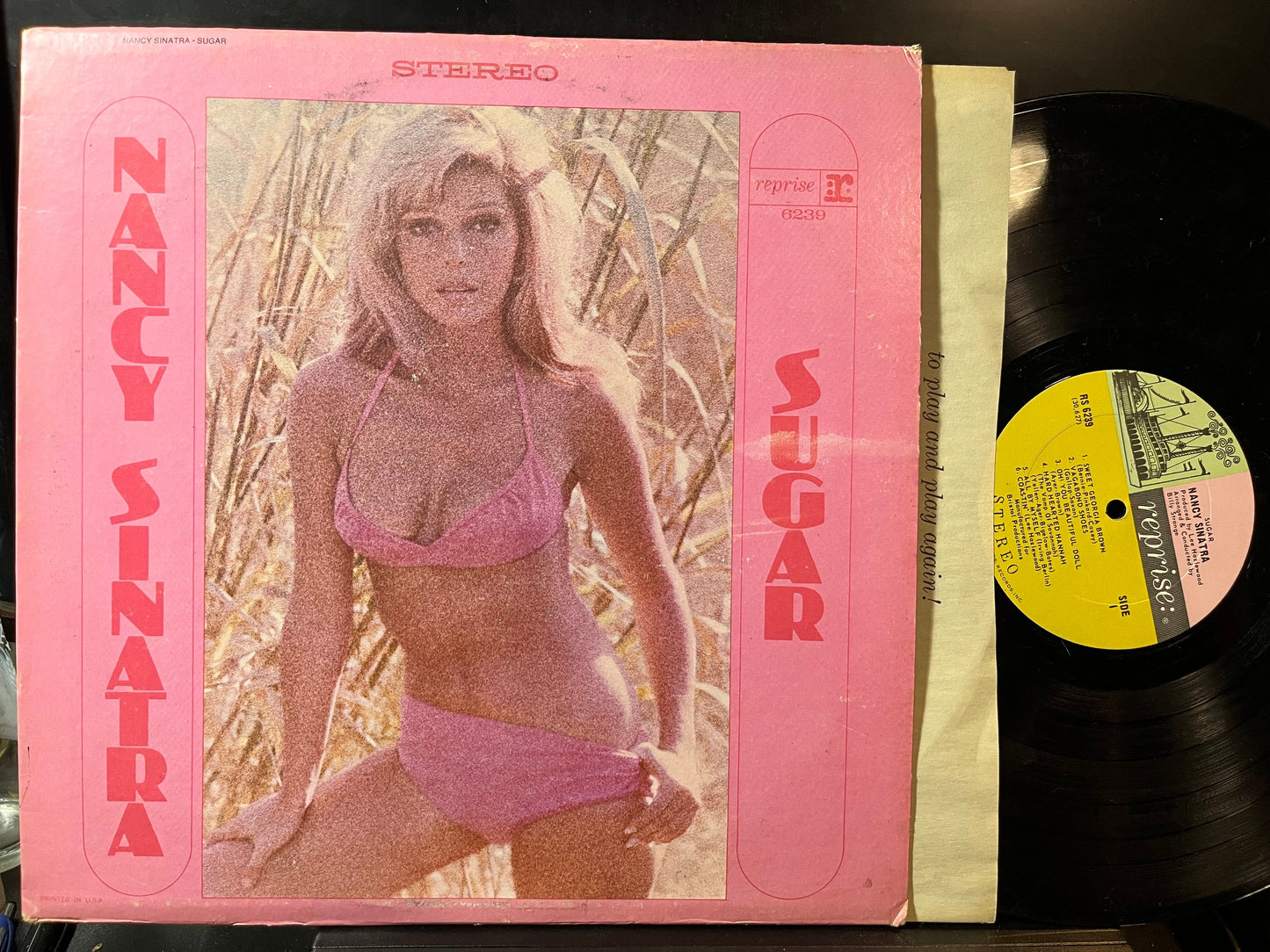 Nancy Sinatra - Sugar (VINYL LP) | Near Mint- (NM-) Excellent (EX)-
