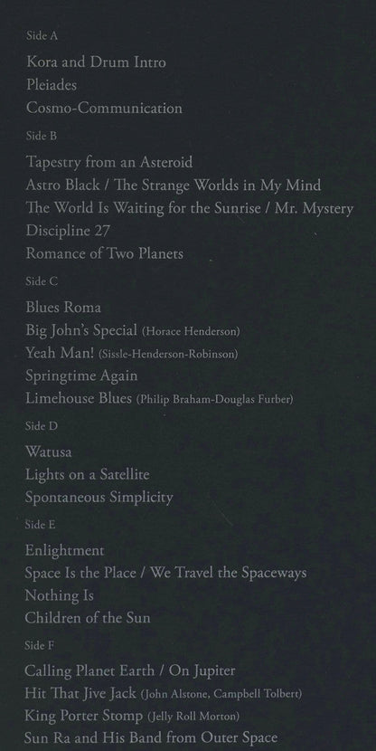 Sun Ra - Live In Roma 1980 | Mint (M) Mint (M)-