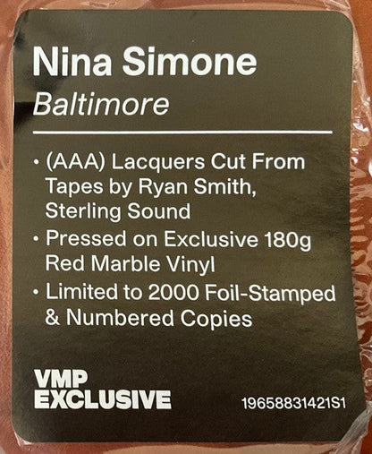 Baltimore | Mint (M) Mint (M)-