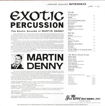 Martin Denny - Exotic Percussion (SEA GLASS VINYL) | Mint (M) Mint (M)-
