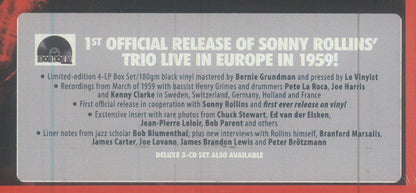 Sonny Rollins - Freedom Weaver (The 1959 European Tour Recordings) | Mint (M) Mint (M)-
