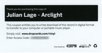 Julian Lage - Arclight | Mint (M) Mint (M)-