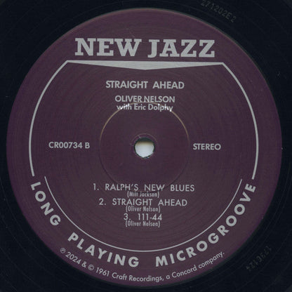 Oliver Nelson - Straight Ahead | Mint (M) Mint (M)-