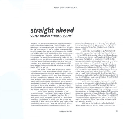 Oliver Nelson - Straight Ahead | Mint (M) Mint (M)-
