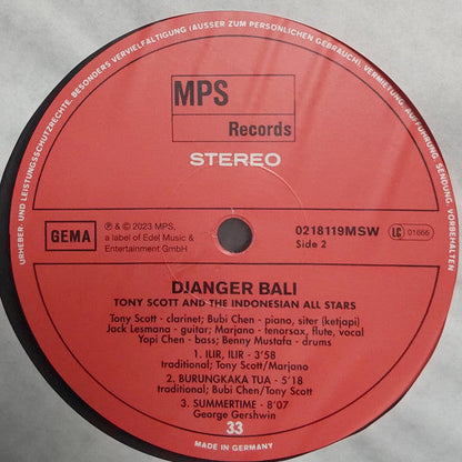 Tony Scott (2) - Djanger Bali (VINYL) |-