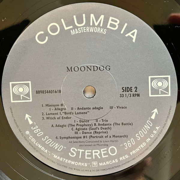 Moondog (2) - Moondog (VINYL) | Mint (M) Mint (M)-