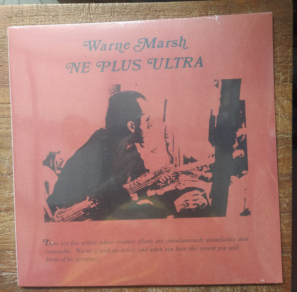 Warne Marsh - Ne Plus Ultra (VINYL) |-