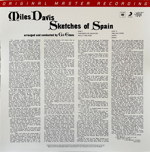 Miles Davis - Sketches Of Spain (MFSL BOX LP) | Mint (M) Mint (M)-