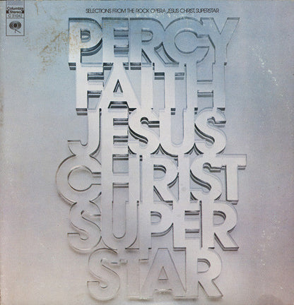 Percy Faith And His Orchestra And Chorus - Jesus Christ, Superstar | Mint (M) Near Mint (NM)-