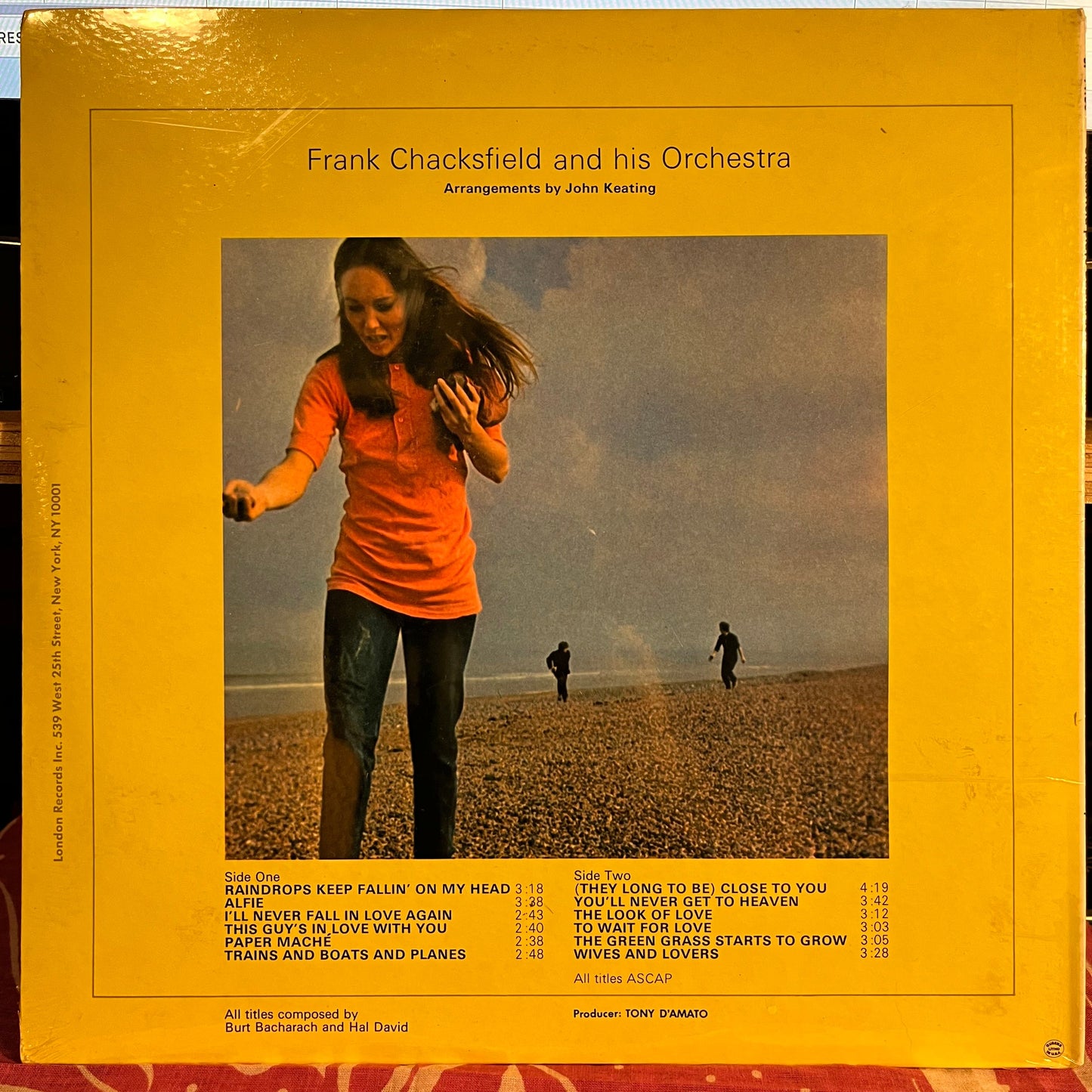 Chacksfield Plays Bacharach | Mint (M) Mint (M)-